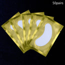 50pairs/pack Hydrating Eye Tip Stickers Wraps Eye Care Pad New Paper Patches Under Eye Pads Lash Under Eye Gel Patches