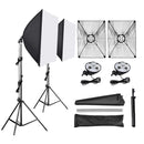 Photo Studio Softbox 50*70cm Diffuser 4 in 1 Socket E27 Lamp Holder 2M Light Stand Tripod Photo Studio Kit for Photography Video