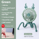 500mAh Stroller Fan Personal Portable Desk Handheld Baby Bed Car Seat Fan USB Rechargeable Fan Mini Stroller Accessories