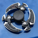 Anime Game Weapon Fidget Spinner Colorful Metal Zinc Alloy Ninja Shuriken Darts Hand Spinner Smooth Electroplate Fidget Gryo Toy
