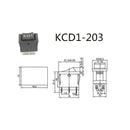 1PCS KCD1 Mini Black 3 Pin / 6 pin On/Off/On Rocker Switch AC 6A/250V10A/125V