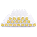 20Pcs Reusable Eyebrow Brush Tube Dust-Proof Eyelash Brush Tube Replaceable Makeup Brushes Mascara with New Eyelash Resin Drill