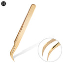 1 Pcs Eyelashes Tweezers Stainless Steel superhard Tweezers High Precision Anti-static tweezers for Eyelash Extensions