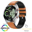2022 New 454*454 Screen Smart Watch Always Display The Time Bluetooth Call Local Music Smartwatch For Mens Android TWS Earphones