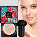Mushroom Cushion BB Cream Moisturizing Concealer CC Foundation Liquid Face Base Tone Brighten Beauty Makeup Cosmetics