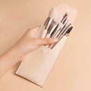 8Pcs Mini Travel Women Unicorn Makeup Brush Set Portable Soft Concealer Beauty Foundation Eye Shadow Tool Eyelash Brush With Bag