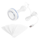 Hanging Fan 4 Speed Adjustable 6 Leaves Ceiling Fan for Outdoor Activities USB Powered Fan Picnic Camping Bbq Supplies