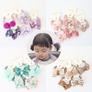 10Pcs/Lot Sweet Hair Band Girls Hair Ties Bows Elastic Rubber Band Flower Small Ball Scrunchies Baby Kids Hair Accessories Gift