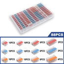 (30&50Pieces) Lever Nuts-3 New style compact Splicing Connectors Quick Disconnect Wire Connectors AWG 24-12