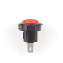 5pcs KCD1-105 Diameter Small Round Boat Rocker Switches Black Mini Round Black White Red 2 Pin ON-OFF Rocker Switch