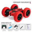 Roclub 4WD RC Car 2.4G Radio Remote Control Car 1:24 Double Side RC Stunt Cars 360° Reversal Vehicle Model Toys For Children Boy