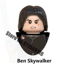 Disney Luke Skywalker Ahsoka Tano Building Block Yoda Obi-Wan Kenobi Sith Kylo Ren Count Dooku Starkiller Brick Figure Toy