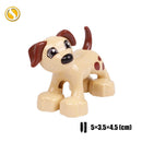 Original Big Size Assemble Building Blocks Accessory Toys For Children Compatible Big Size Animals Sets Zoo Bricks Baby Gifts