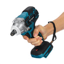 Drillpro Brushless Cordless Electric Impact Wrench Rechargeable 1/2 inch Wrench Power Tools Compatible for Makita 18V Battery