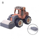 Creative Minuature Truck Loading Unloading Plastic DIY Truck ToyAssembly Engineering Car Set Kids Educational Toy For Boy Gifts