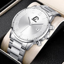 2022 Fashion Mens Gold Stainless Steel Watches Luxury Minimalist Quartz Wrist Watch Men Business Casual Watch relogio masculino