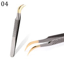 1 Pcs Eyelashes Tweezers Stainless Steel superhard Tweezers High Precision Anti-static tweezers for Eyelash Extensions