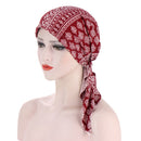 2021 New Elastic Fashion Turban Hat Solid Color Women Warm Winter Headscarf Bonnet Inner Hijabs Cap Muslim Hijab femme Wrap Head