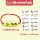 Customized Name Ring Waterproof Baby Shoe Bag Name Sticker Shoe Ring Buckle Kindergarten Name Buckle Pendant
