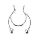Stainless Steel Fake Piercing Nose Ring for Women Men Magnetic Septum Piercing Nose Cuff Punk Hip Hop Fake Body Jewelry Ear clip
