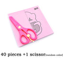 96 Pcs/Set Cartoon Color Paper Cutting Toys DIY Kids Craft Animal Handcraft Paper Art Learning Educational Toy