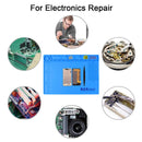 Soldering Mat ESD Antistatic Heat Resistant Insulation Work Mat Soldering Station Kit Silicone Repair Pad Maintenance Platform