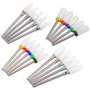 Milling Cutter For Manicure Ceramic Mill Manicure Machine Set Cutter For Pedicure Electric Nail Files Nail Drill Bit Feecy