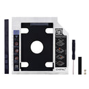 CHIPAL 2nd HDD Caddy 12.7mm 9.5mm SATA 3.0 2.5'' HD Hard Disk Drive Enclosure SSD Case Box For Laptop CD-ROM DVD-ROM Optical Bay