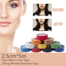 2.5CM*5M V Line Kinesiology Tape For Face Neck Eyes Lifting Wrinkle Remover Sticker Tape Facial Skin Care Tool Bandagem Elastic