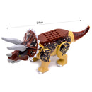 Jurassic World 2 Brutal Raptor Building Blocks Dinosaur Bricks Tyrannosaurus Indominus I-Rex Assemble Dino Kids Toys