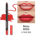 1PC Matte Lipsticks Pen Natural Waterproof Lip Liner Pencil Contour Makeup Sexy Brown Lip Stick Long Lasting Cosmetic Tools