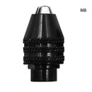 1pcs Mini Multifunctional Multi M7/M8 Keyless Drill Chuck For Rotary Tools M8X0.75 Quick Change Three-Jaw Drill Chuck