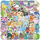 10/50pcs Kawaii Pokemon Anime Stickers Pikachu Stickers Laptop Suitcase Skateboard Guitar Phone Cartoon Stickers Kid Gift Toys