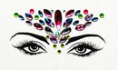 3D Sexy face tattoo stickers Temporary tattoos glitter fake tattoo rhinestones for woman Party face Jewels tatoo
