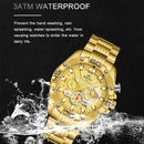 NAVIFORCE Watches For Men 2022 Luxury Original Classic Quartz Clock Analog Chronograph Sports Waterproof Steel Band Wrist Watch