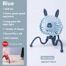 500mAh Stroller Fan Personal Portable Desk Handheld Baby Bed Car Seat Fan USB Rechargeable Fan Mini Stroller Accessories