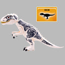 Jurassic World 2 Brutal Raptor Building Blocks Dinosaur Bricks Tyrannosaurus Indominus I-Rex Assemble Dino Kids Toys