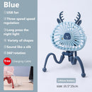 500mAh Stroller Fan Personal Portable Desk Handheld Baby Bed Car Seat Fan USB Rechargeable Fan Mini Stroller Accessories