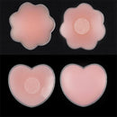 Reusable Invisible Self Adhesive Silicone Breast Chest Nipple Cover Bra Pasties Pad Petal Mat Stickers Accessories For Woman