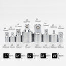 1/4" 3/8" 1/2" Ratchet Wrench Adapter Chrome Vanadium Steel Sleeve Adapter Drive Socket Converter Wrench-sleeve Joint Converter