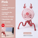 500mAh Stroller Fan Personal Portable Desk Handheld Baby Bed Car Seat Fan USB Rechargeable Fan Mini Stroller Accessories