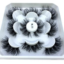 2022 New 5 pairs natural false eyelashes fake lashes long makeup 3d mink lashes eyelash extension mink eyelashes short eyelashes