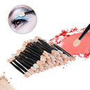 Hot Disposable 30/50/100PC Eye shadow Brush Makeup Dual Sided Sponge Nylon Set Eye Shadow Brushes For Cosmetic Applicator Makeup