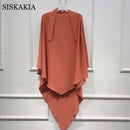 Siskakia Dubai Turkish Turban Solid Muslim Women khimar Wrap Malaysia Shawls Scarves Moroccan Hijabs 15 colors Eid 2021