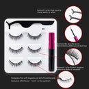 3Pairs Magnetic Eyelashes Handmade Mink Eyelash Magnetic Eyeliner Beauty Makeup Set False Lashes Short Faux Cils No Glue Needed