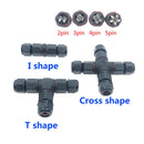 IP68 Waterproof Connector 2 Pin 3 Pin 4 Pin 5 Pin Electrical Terminal Adapter Wire Connector Screw Pin connector LED Light