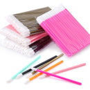 50pcs Disposable Eyelashes brush Individual Lash Removing Cleaning Mascara Applicator Makeup Brushes For Eyelash Extension Tool