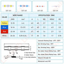 500/50Pcs Heat Shrink Butt Crimp Terminals Waterproof Solder Seal Electrical Connectors Wire Cable Splice Kit Automotive Marine