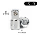 1/4" 3/8" 1/2" Ratchet Wrench Adapter Chrome Vanadium Steel Sleeve Adapter Drive Socket Converter Wrench-sleeve Joint Converter