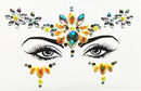 3D Sexy face tattoo stickers Temporary tattoos glitter fake tattoo rhinestones for woman Party face Jewels tatoo